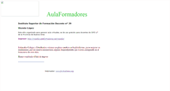 Desktop Screenshot of campusvirtual.aulaformadores.net