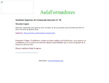 Tablet Screenshot of campusvirtual.aulaformadores.net